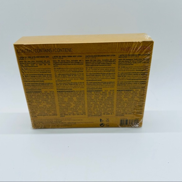 NWT nativaSPA Embrace Yourself Starter Set 4x Body Lotion with Nourishing Oil - Picture 7 of 7